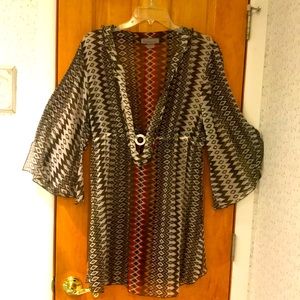 Peppermint Bay Beach Coverup XL